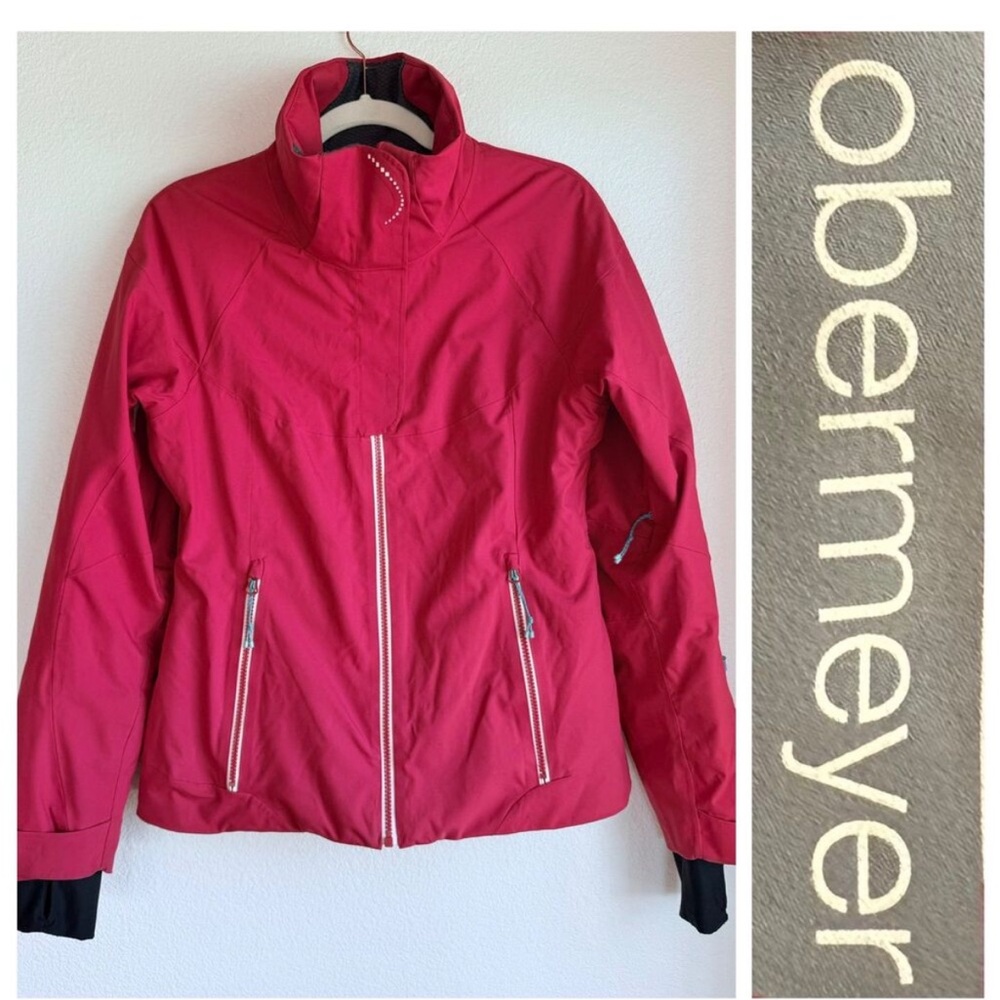 Obermeyer Women's Red Prizim Ski Jacket with Recco and Thinsulate Platinum Sz 6
